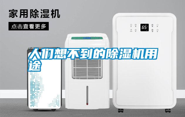 人們想不到的除濕機(jī)用途