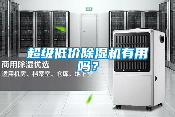 超級低價除濕機有用嗎？