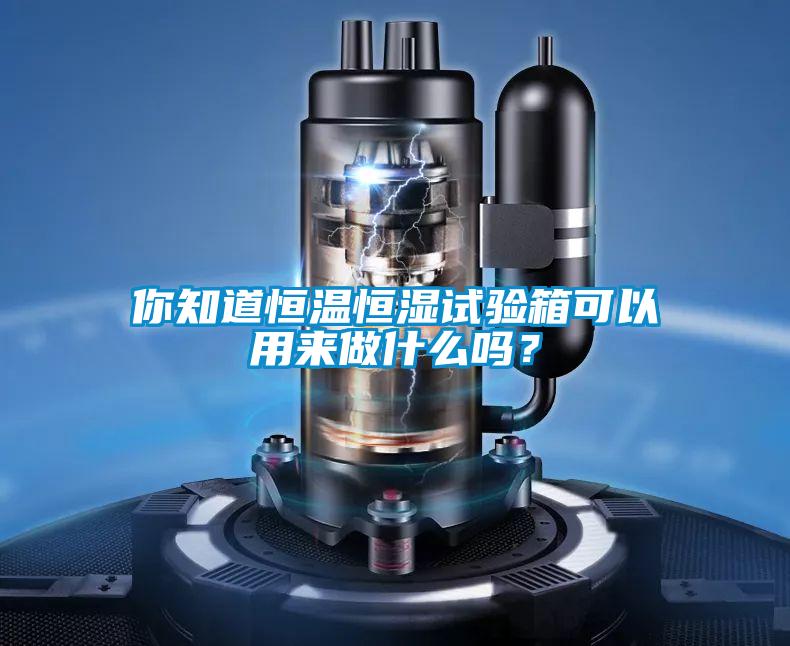 你知道恒溫恒濕試驗(yàn)箱可以用來做什么嗎？