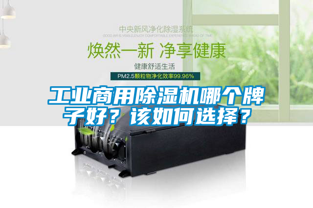 工業商用除濕機哪個牌子好？該如何選擇？