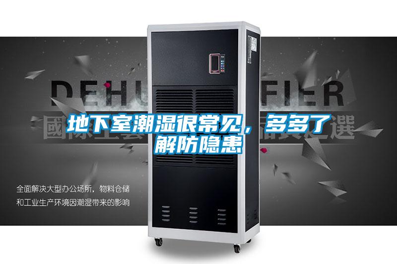地下室潮濕很常見，多多了解防隱患