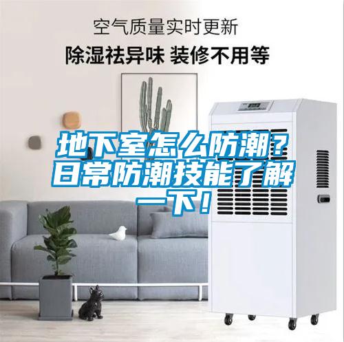 地下室怎么防潮？日常防潮技能了解一下！