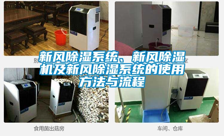 新風除濕系統、新風除濕機及新風除濕系統的使用方法與流程