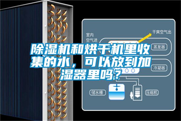 除濕機和烘干機里收集的水，可以放到加濕器里嗎？