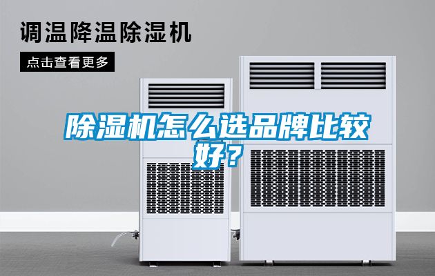 除濕機(jī)怎么選品牌比較好？